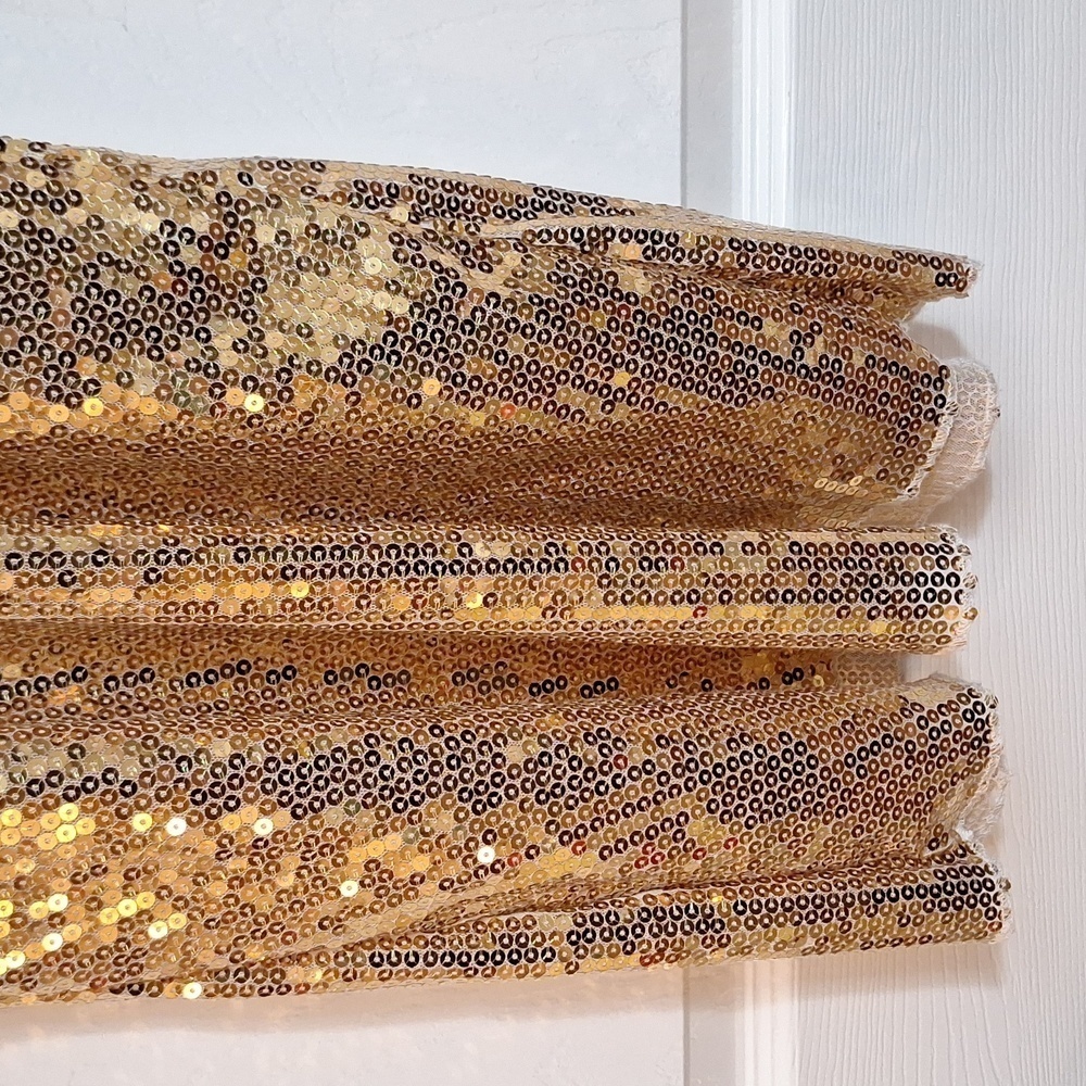 Intimately Free People Gold Sequin Holiday Dress SZ.XS-TP ✨ - Picture 9 of 16